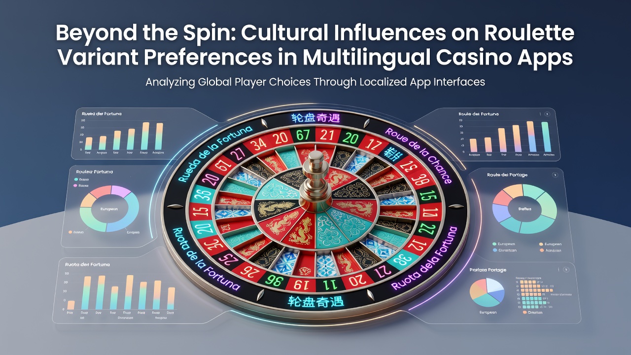 Multilingual casino app interface displaying roulette variants with cultural theme options
