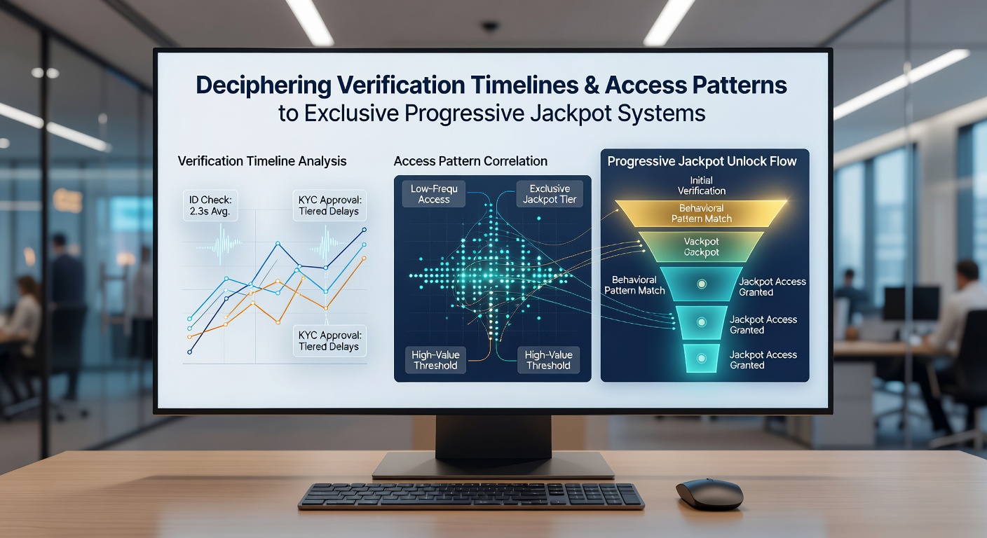 Network diagram illustrating verification checkpoints feeding into progressive jackpot distribution across browser sessions