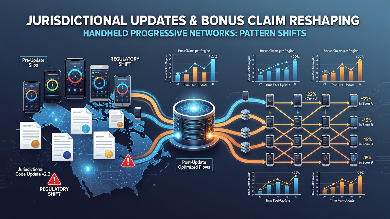Analytics dashboard showing bonus claim data trends across mobile progressive networks