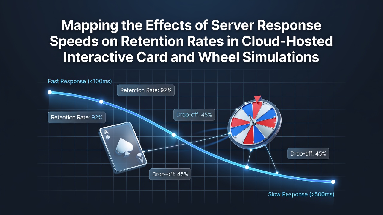 Cloud server infrastructure supporting interactive card and wheel game simulations with real-time data processing