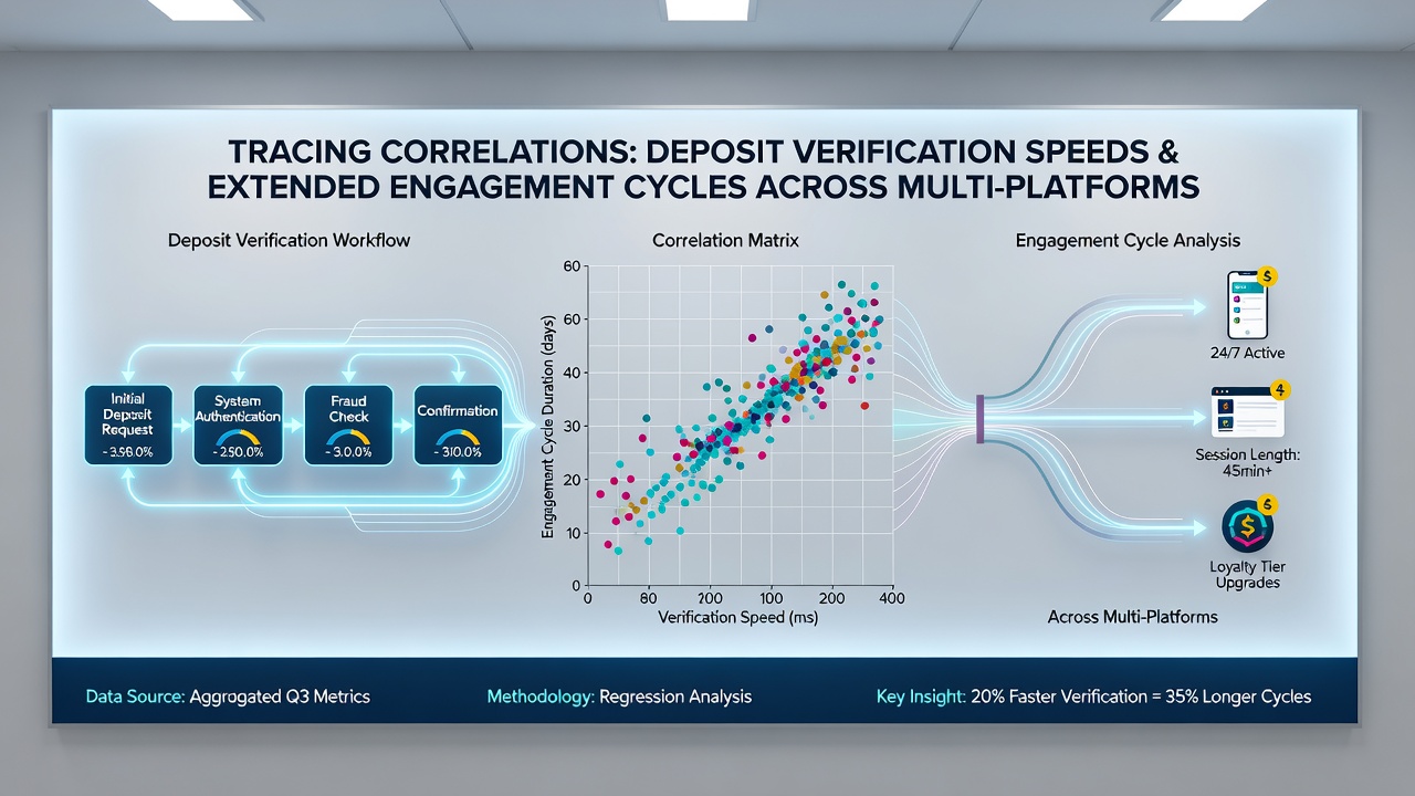 Analytics dashboard displaying deposit verification times alongside blackjack session length metrics on multiple devices